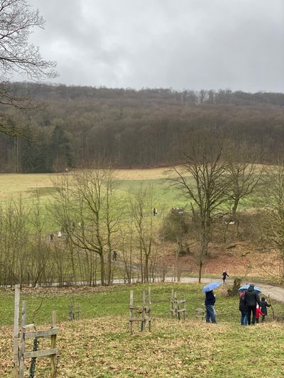Blick auf das Tal beim Tag des offenen Lämmerstalls